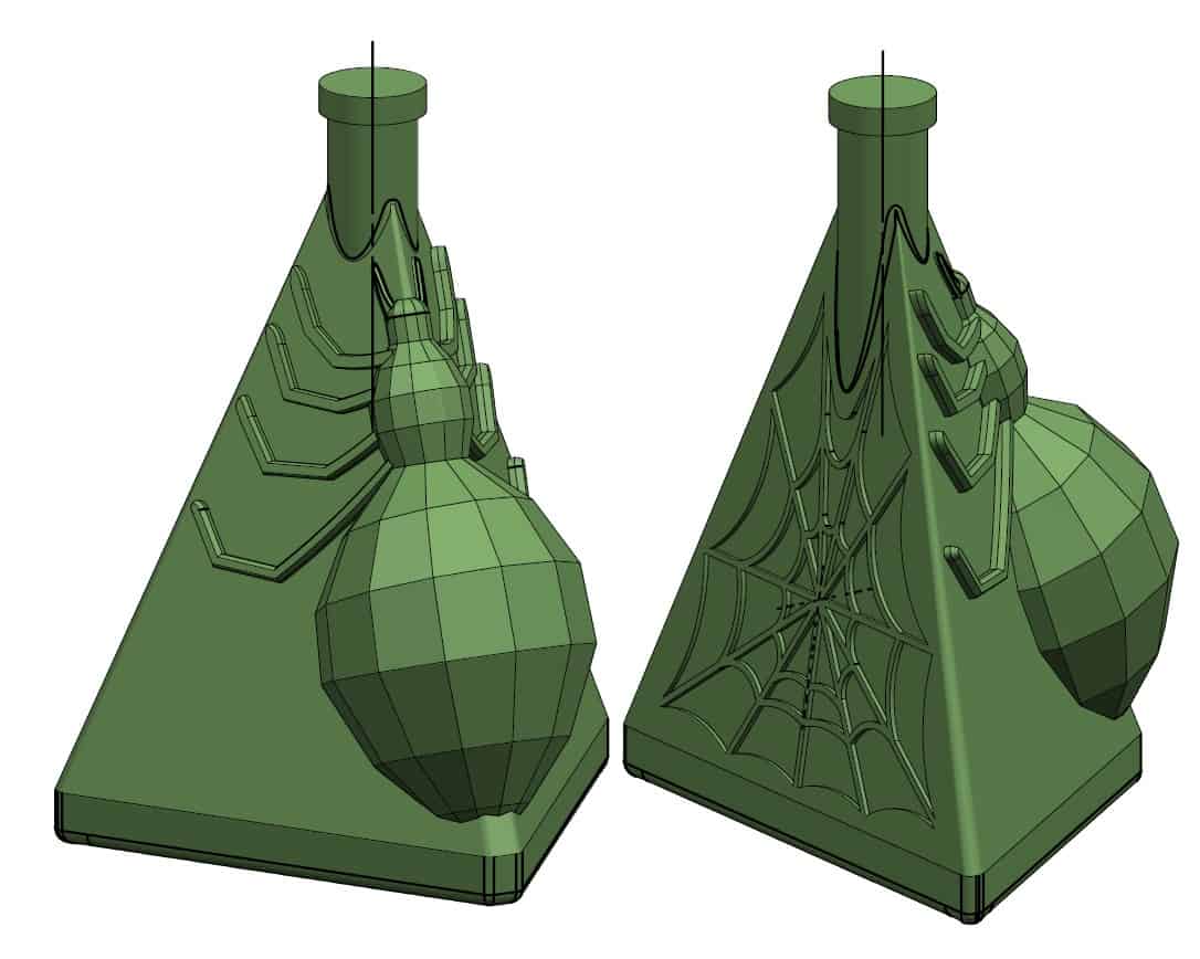 Bottle 3D design